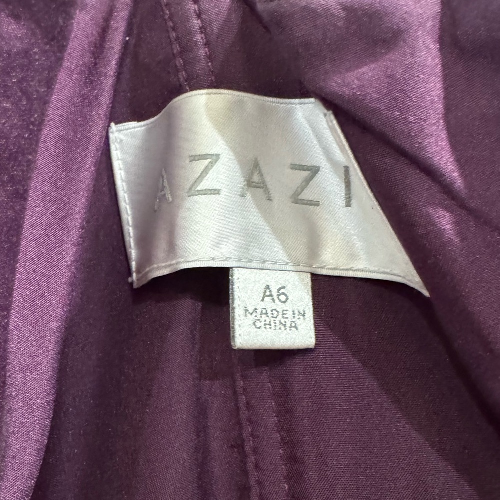 Azazie Leighton Grape A6 Size - Picture 5 of 5